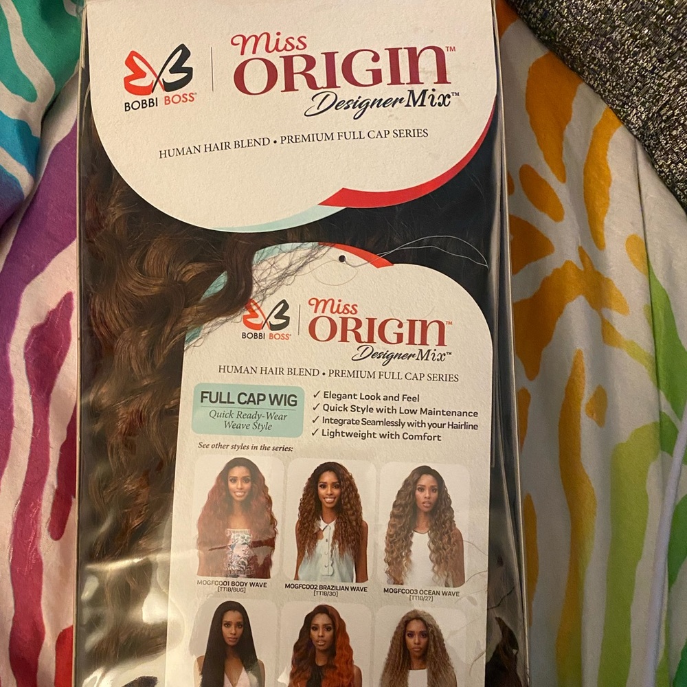 Bobbi Boss Full Cap Brazilian Wave Wig
